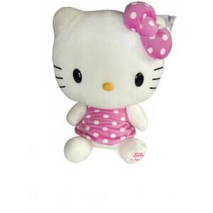 2015 Hello Kitty polka dot dress Sanrio official licensed plush